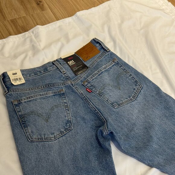 Levi's 501 Distressed High Rise Skinny Jeans - 26x28 - Picture 8 of 11